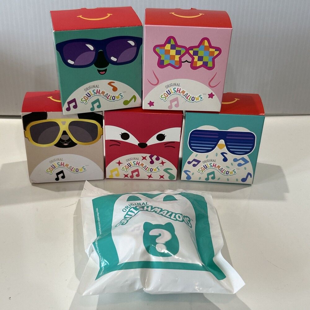 McDonald's Squishmallows Happy Meal Toys Lot Of 6
